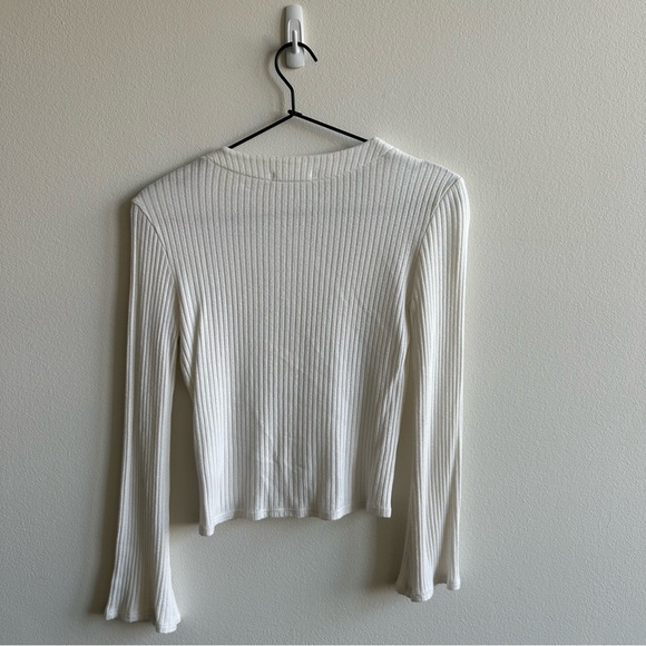 Reformation Ribbed Button-Up Top - Picture 2 of 3